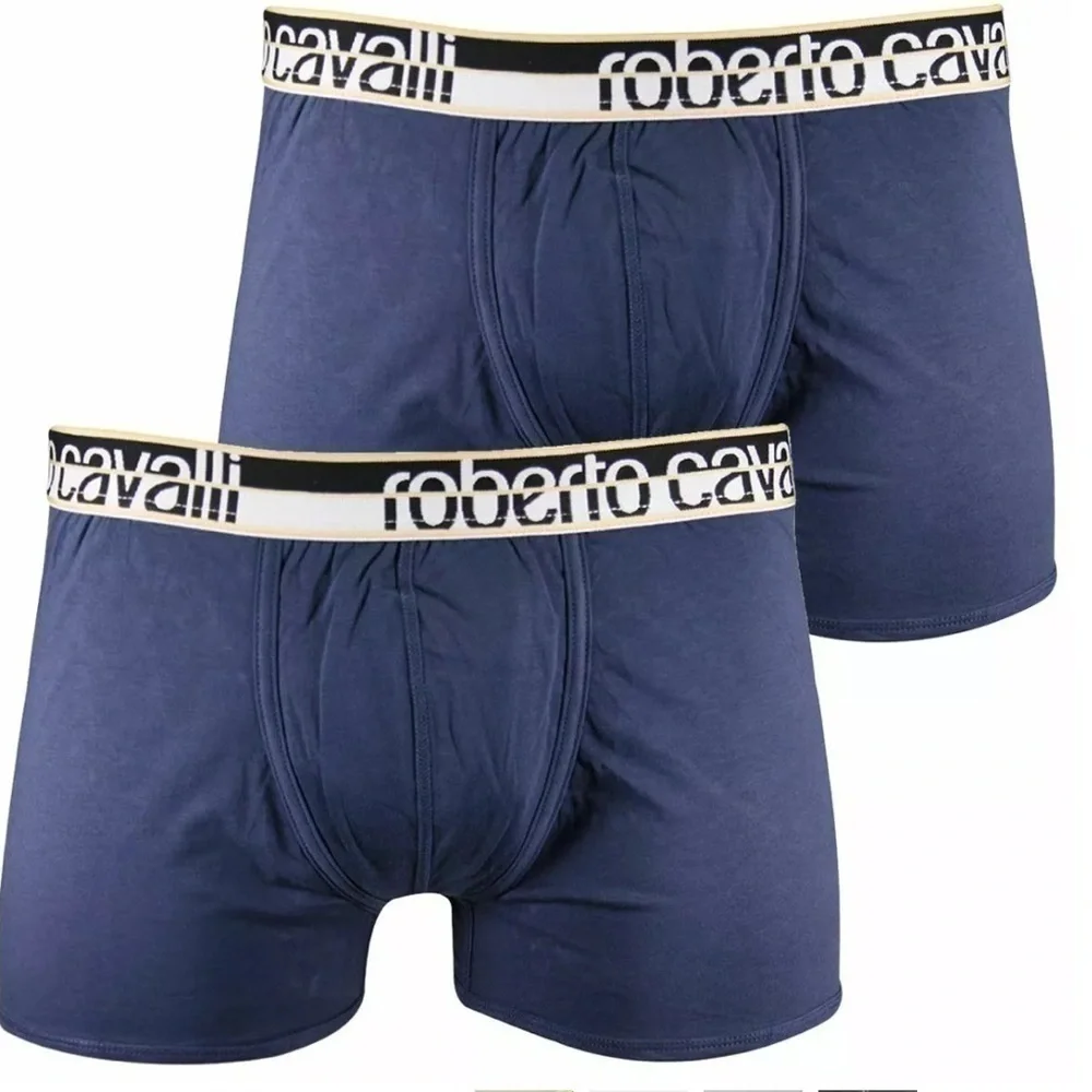 Roberto Cavalli Boxer bi-pack Blue NWT